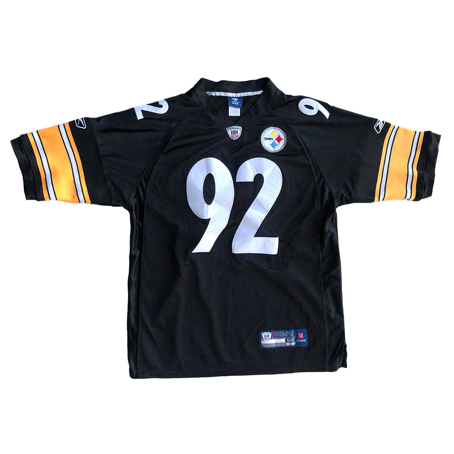 Reebok Pittsburgh Steelers James Harrison #92 Jersey L
