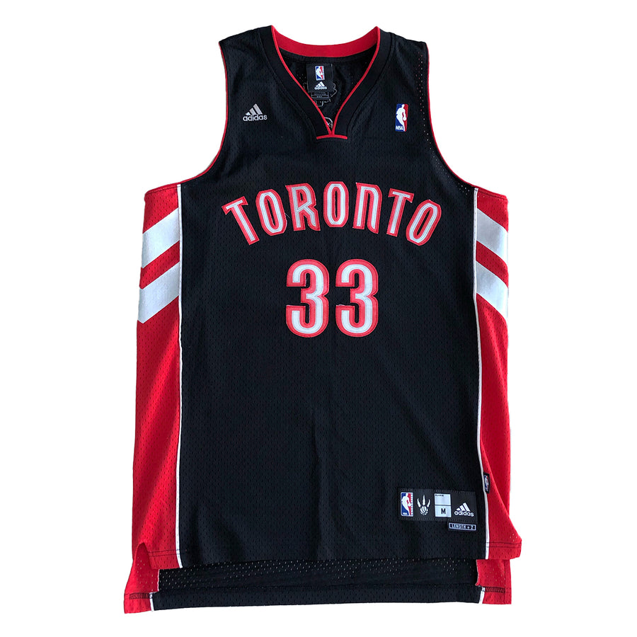 Adidas Jamario Moon Toronto Raptors Authentic #33 Jersey M/L