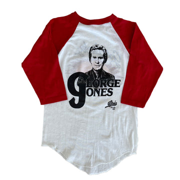 Rare Vintage 1983 George Jones Quarter Sleeve Tee S