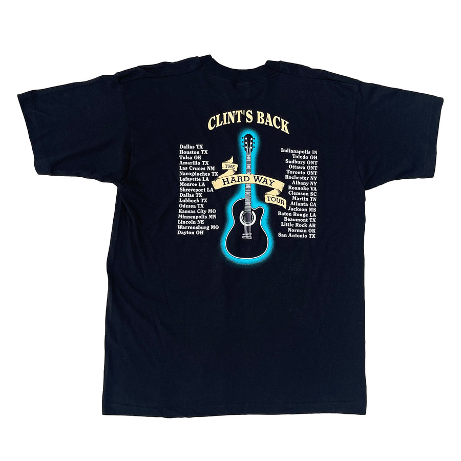Vintage 1992 Clint's Back The Hard Way Tour Tee XL