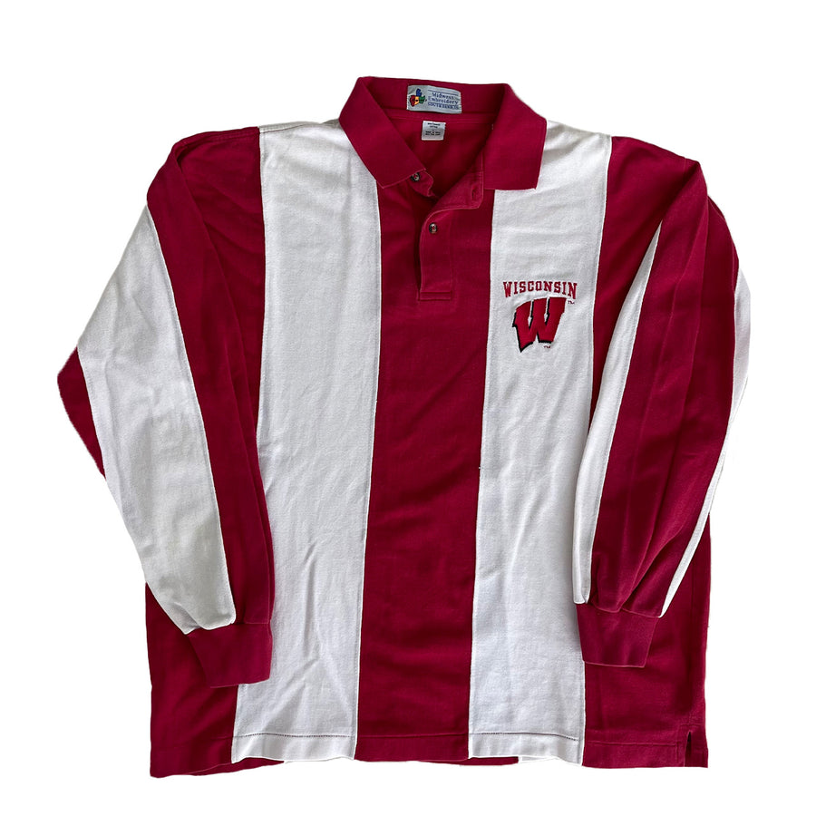 Vintage Wisconsin Badgers Rugby L