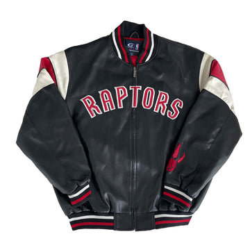 Toronto Raptors Leather Jacket XL