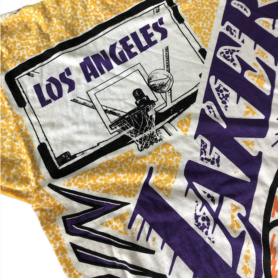 Vintage Magic Johnson Los Angeles Lakers Tee Large