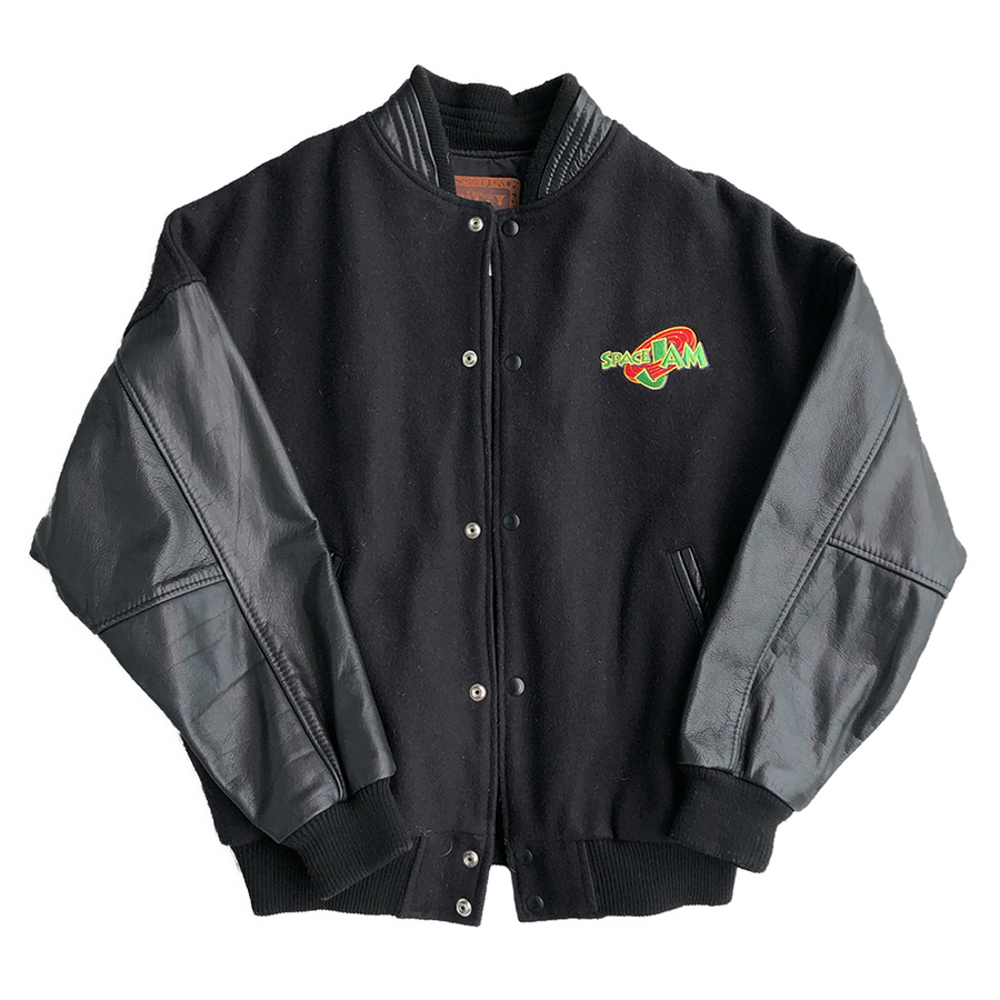 Vintage 1990s SPACE JAM Film Promo Crew Jacket M Getem Vintage