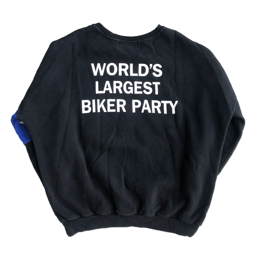 Vintage 1980 Sturgis 'Worlds Largest Biker Party Bike Rally' Crewneck Sweater S/M