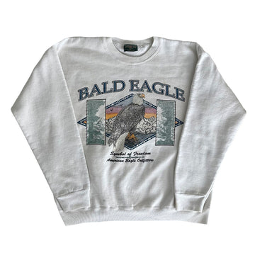 Vintage Bald Eagle Sweater L