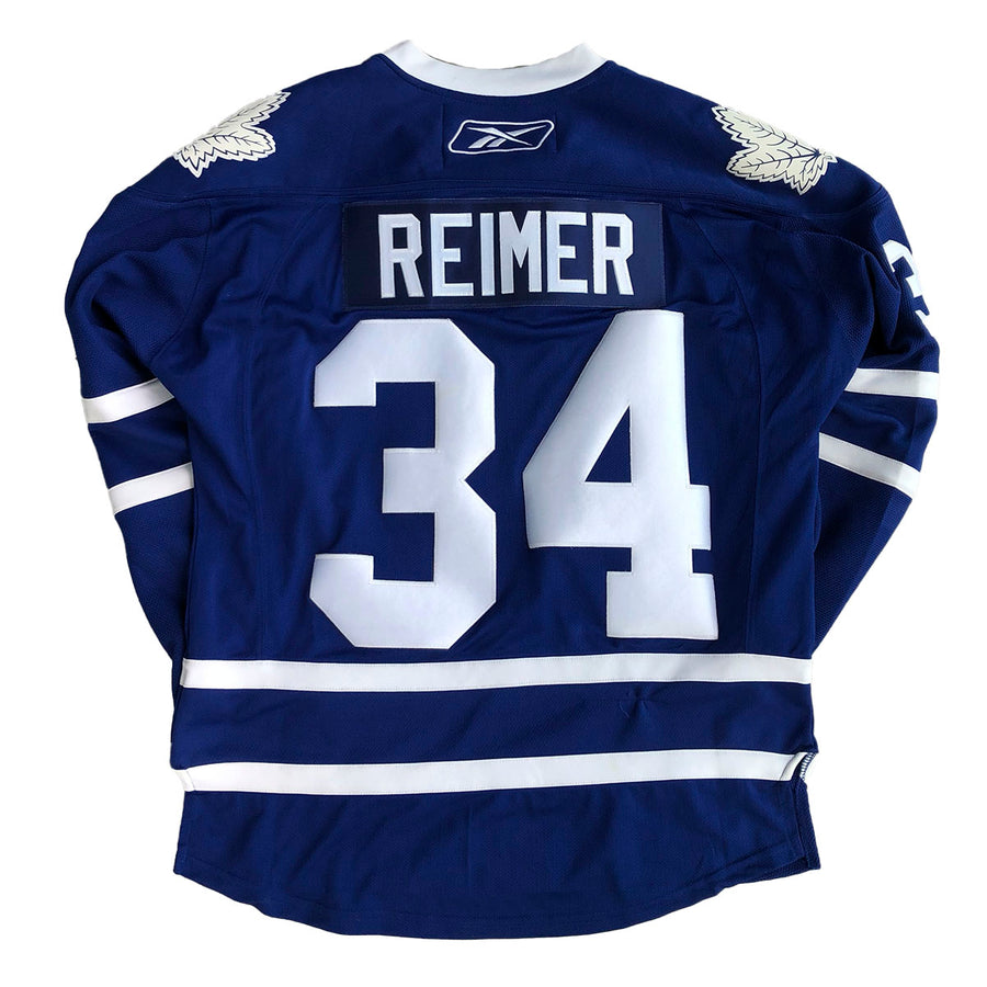 Reebok James Reimer Toronto Maple Leafs #34 Jersey M/L
