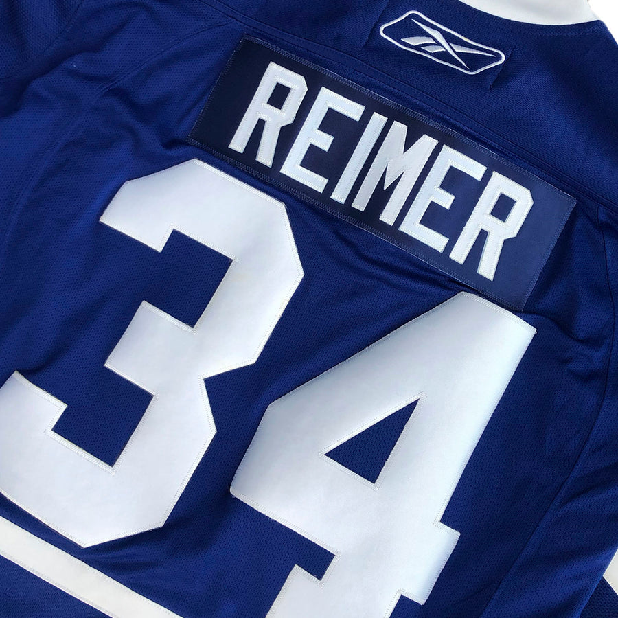 Reebok James Reimer Toronto Maple Leafs #34 Jersey M/L