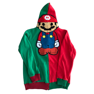 Custom Baby Milo x Super Mario Kart Zip Up Hoodie XL