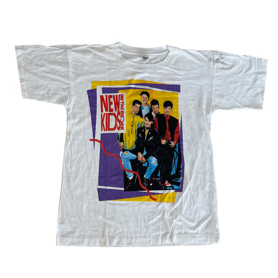 Vintage 1990 New Kids On The Block Tee L