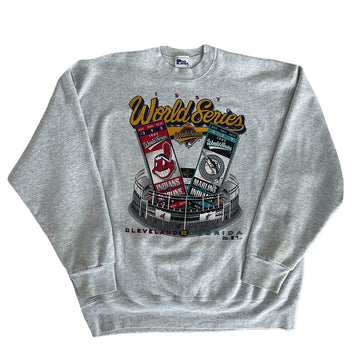 Vintage 1997 World Series Cleveland Vs. Florida Sweater XXL