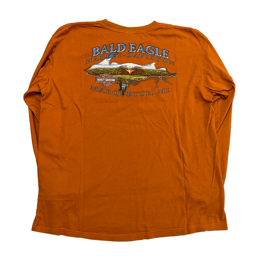 Harley Davidson Bald Eagle Marquette MI Sweatshirt XL
