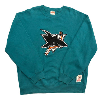Vintage Nutmeg San Jose Sharks Crewneck Sweater XL