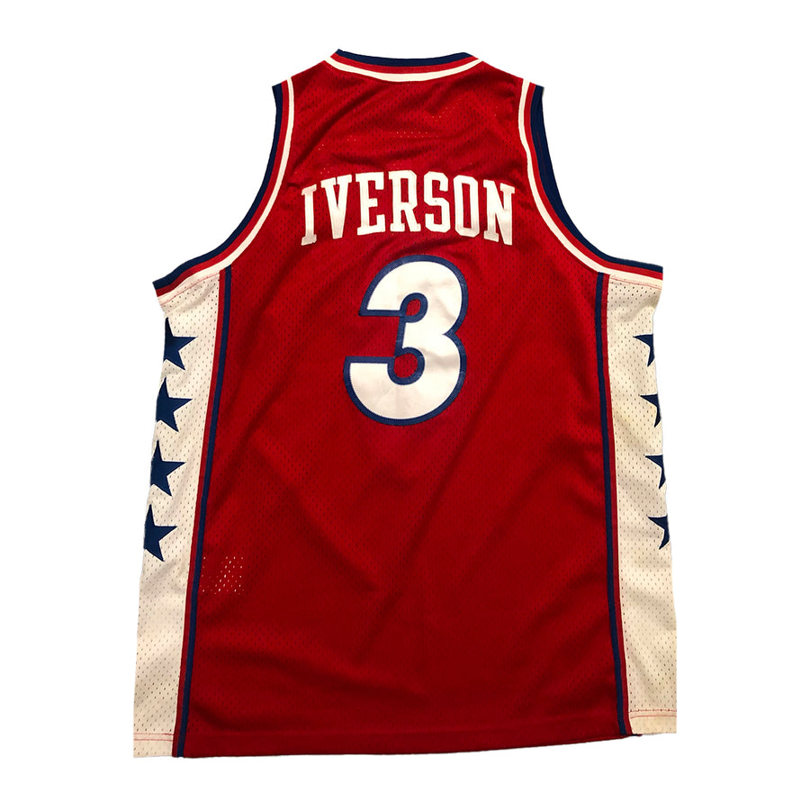 Nike Allen Iverson Philadelphia 76ers #3 Jersey L