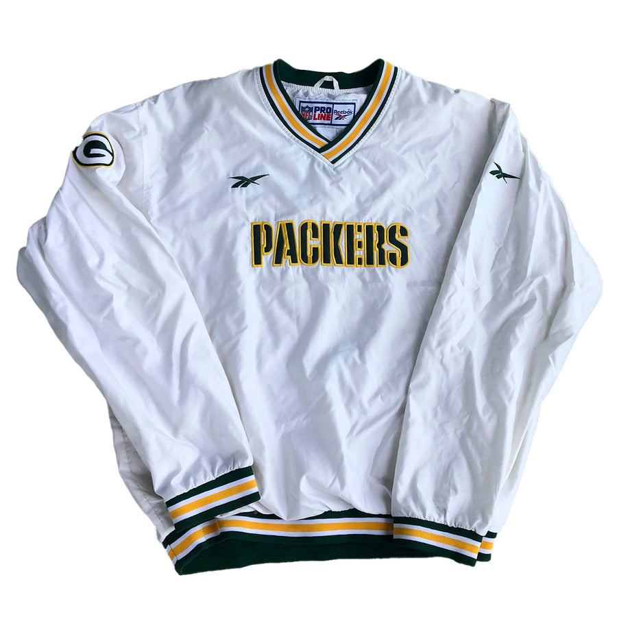 Vintage Reebok Greenbay Packers Pullover Jacket XL