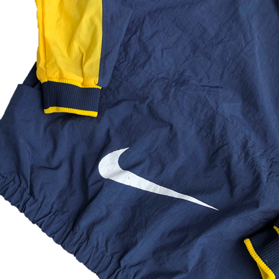 Vintage Center Nike Swoosh Pullover Windbreaker Jacket M
