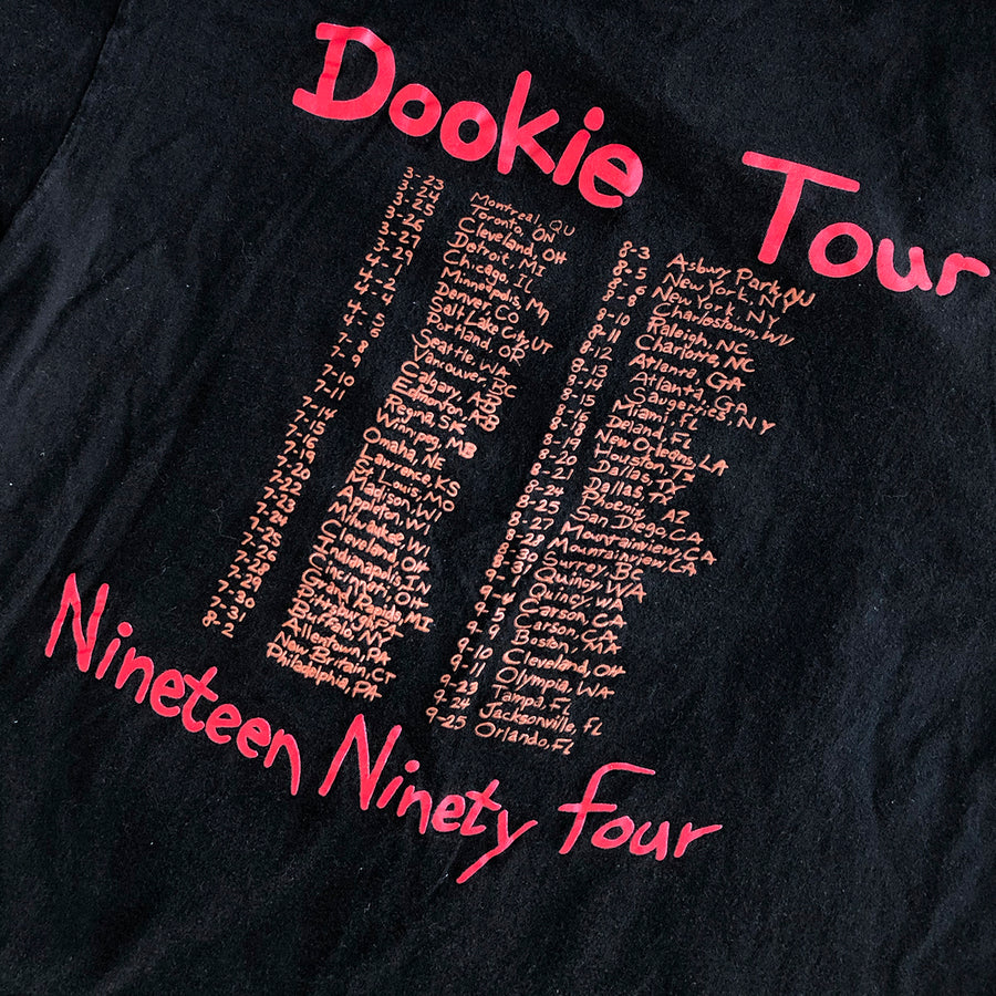 Vintage 1994 Green Day Dookie Tour Tee XL