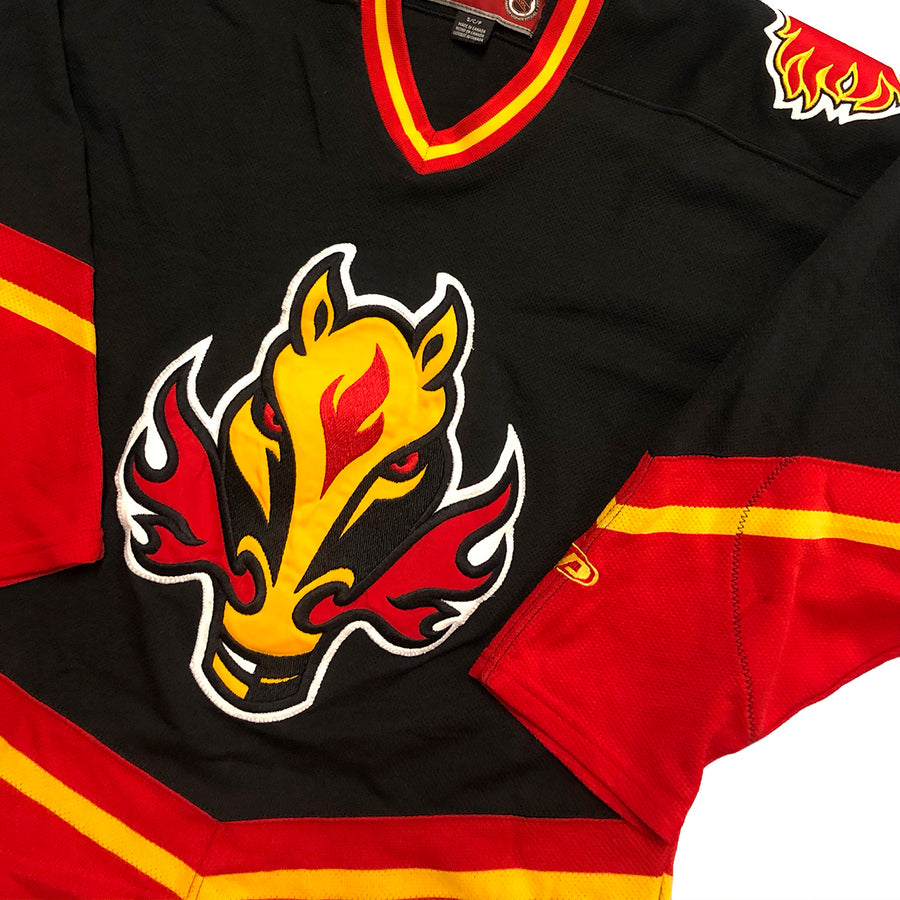 Vintage Pro Player Calgary Flames Jersey S