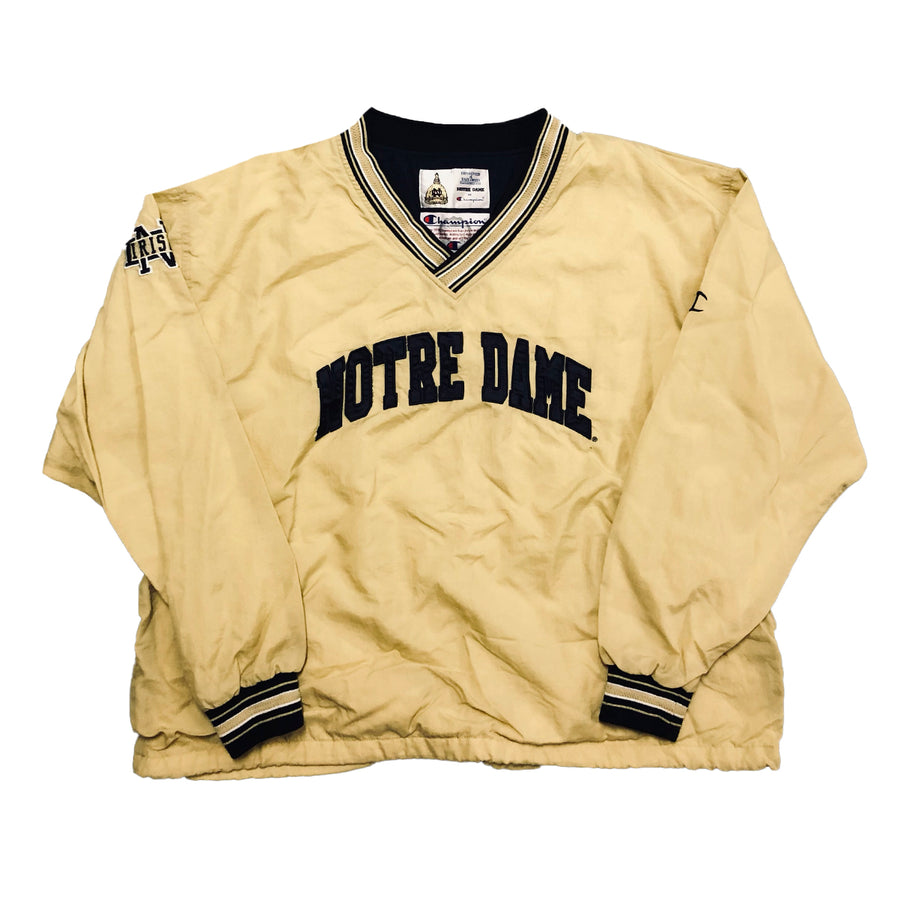 Vintage Champion Notre Dame Pullover Hoodie XXL