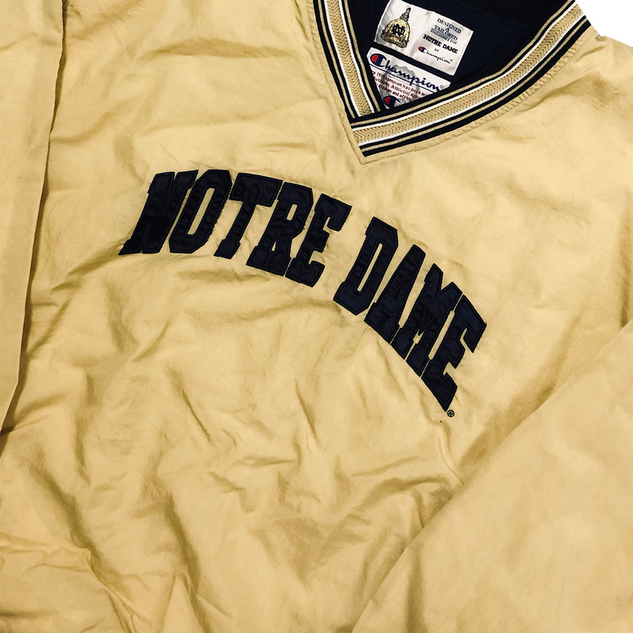 Vintage Champion Notre Dame Pullover Hoodie XXL