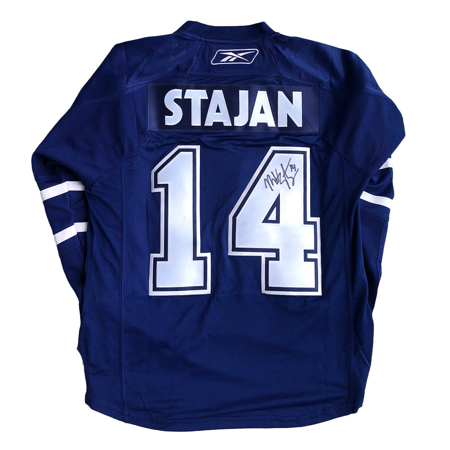 Reebok Toronto Maple Leafs Matt Stajan Signed #14 Jersey NWT L