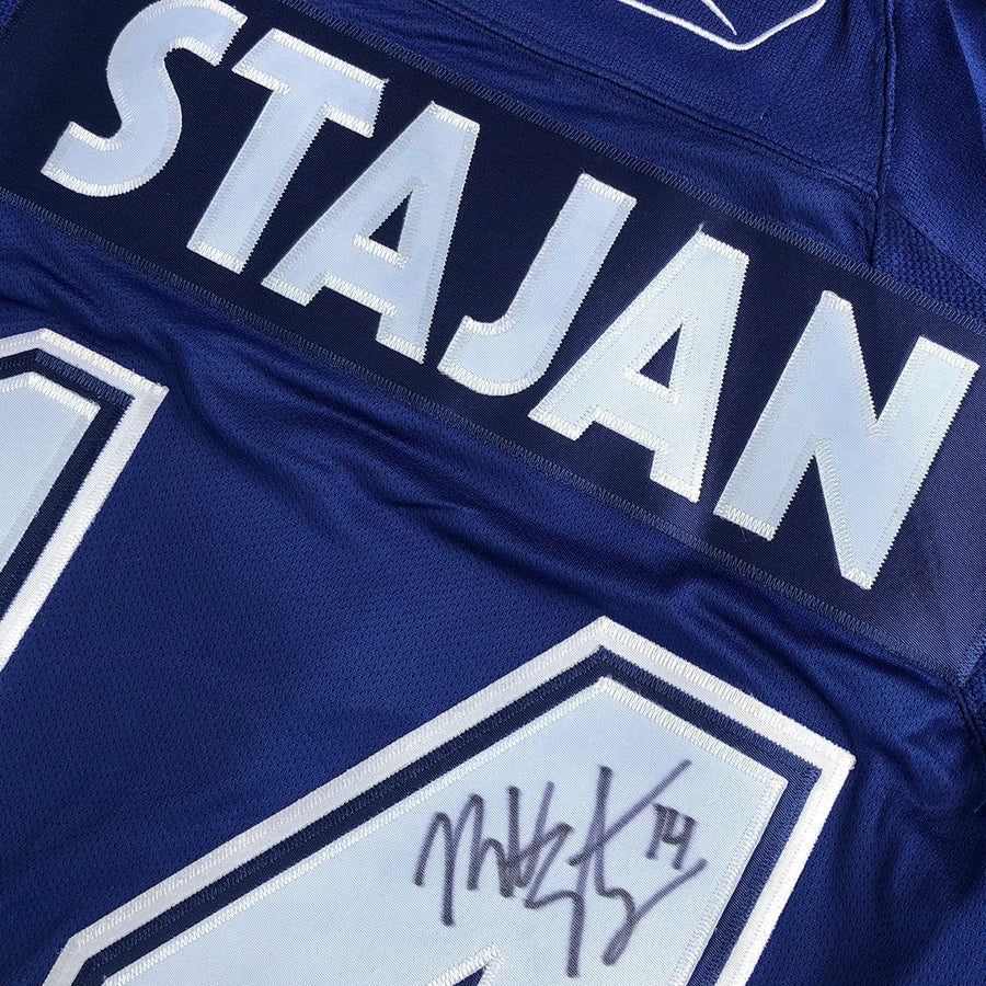 Reebok Toronto Maple Leafs Matt Stajan Signed #14 Jersey NWT L