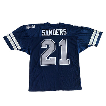 Vintage Authentic Dallas Cowboys Deion Sanders Russell Athletic Jersey XL