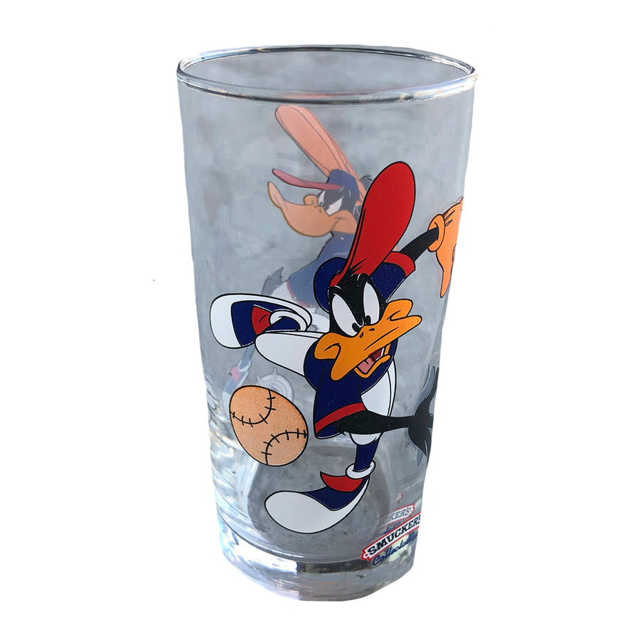 Vintage 1998 Looney Tunes Daffy Duck Glass Cup