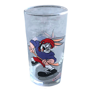 Vintage 1998 Looney Tunes Bugs Bunny Glass Cup