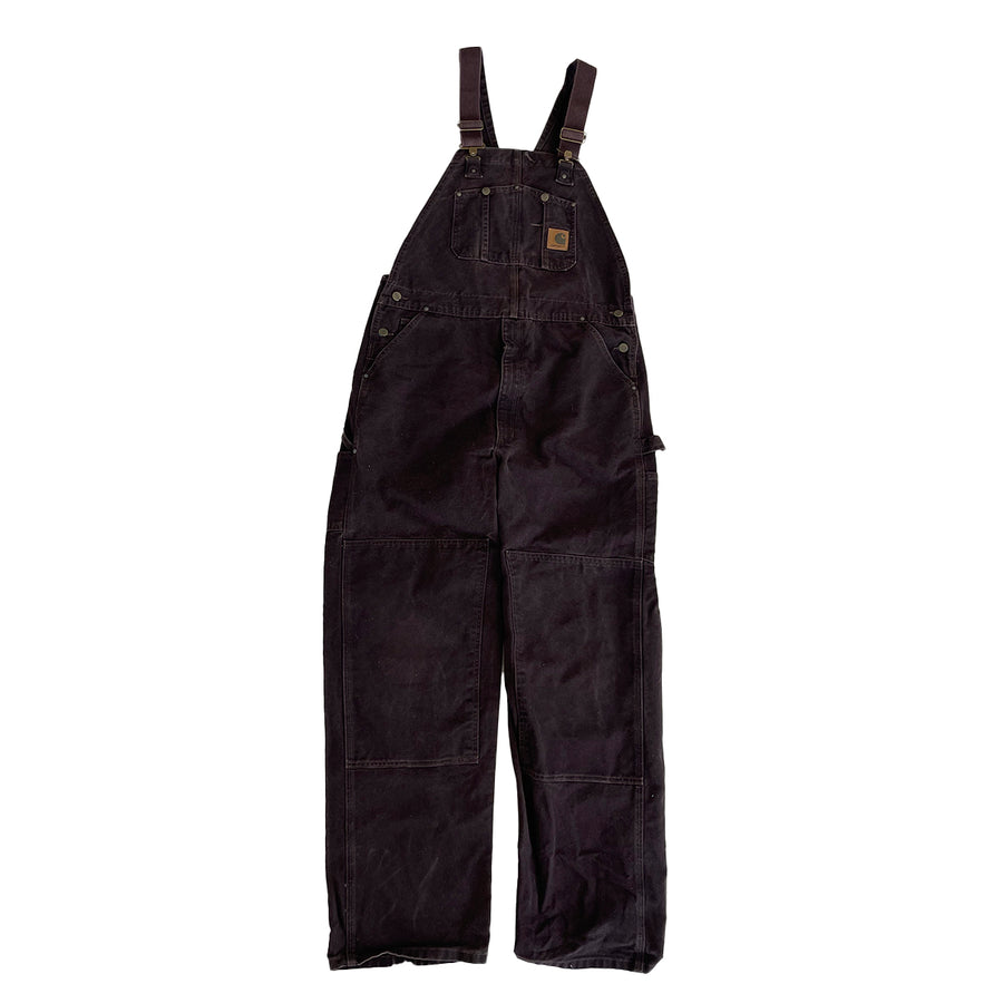 Chocolate Carhartt Overalls XL