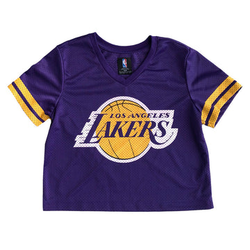 Womens Los Angeles Lakers Crop Top Jersey S