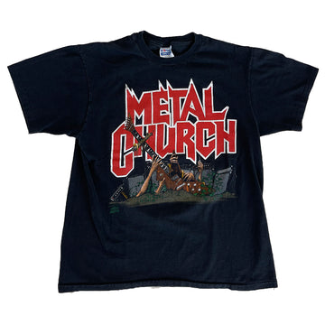 Vintage 1991 Metal Church Tee L
