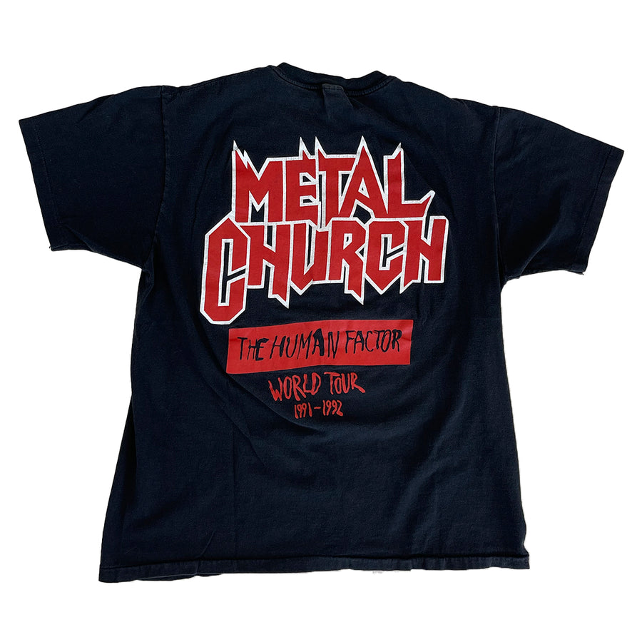 Vintage 1991 Metal Church Tee L