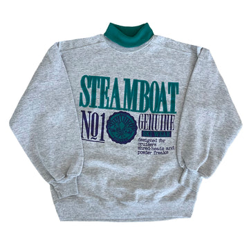 Vintage 1990s Steamboat Ski Wear Turtleneck Sweater L