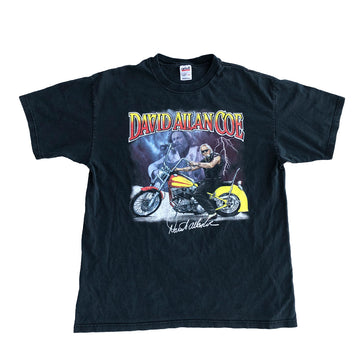 Vintage David Allan Coe Biker Tee XL