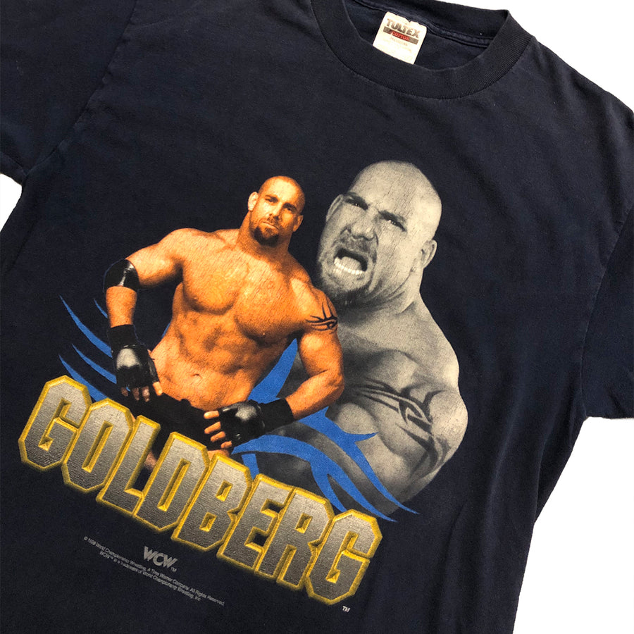 Vintage 1998 WCW Wrestling Goldberg Tee L