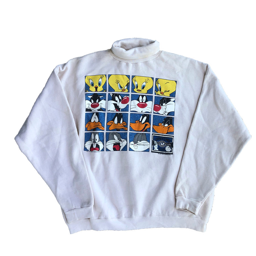 Vintage Looney Tunes Turtleneck Sweater XL