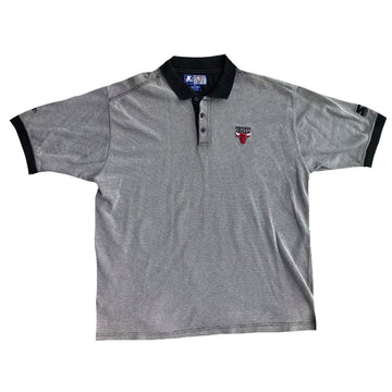 Vintage Starter Chicago Bulls Polo Tee XL