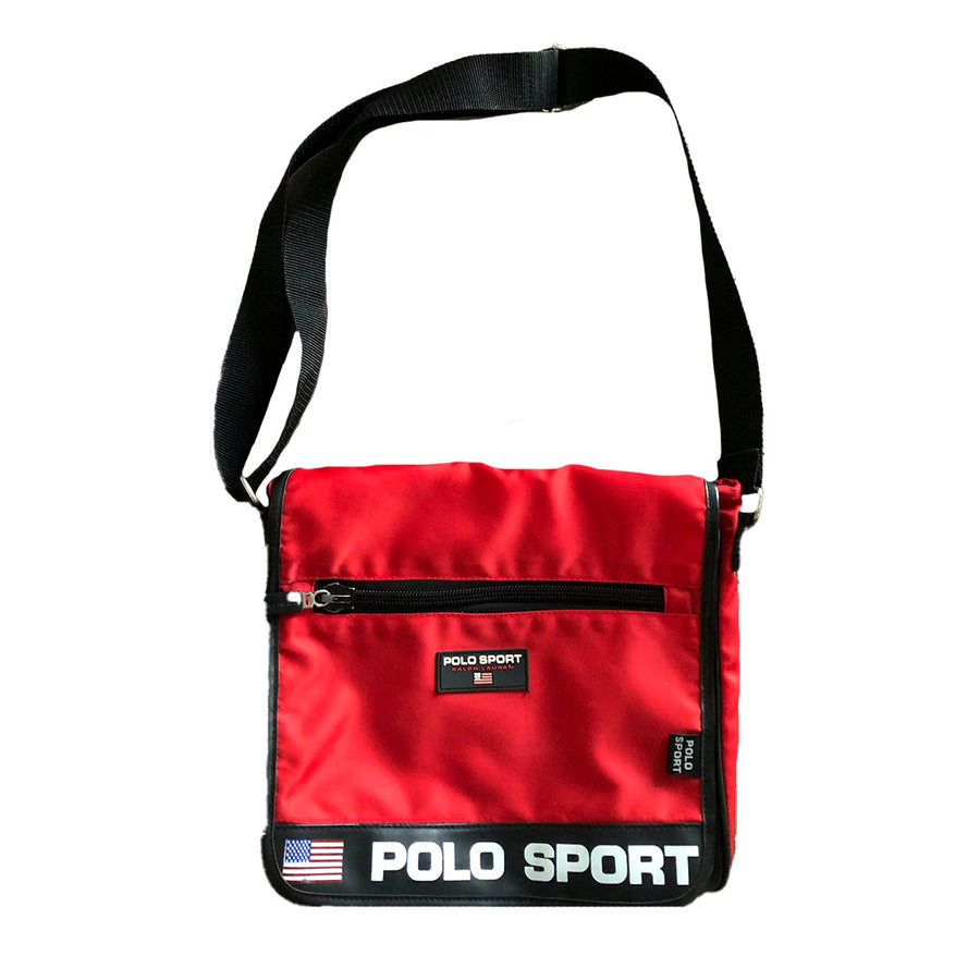 Vintage Polo Sport Messenger Bag