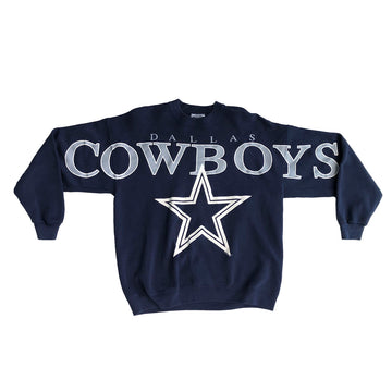 Vintage Dallas Cowboys Spellout Crewneck Sweater XL