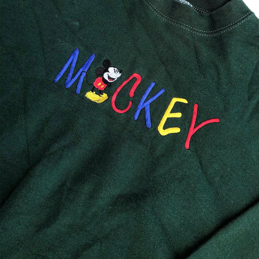 Vintage Mickey Mouse Crewneck Sweater L