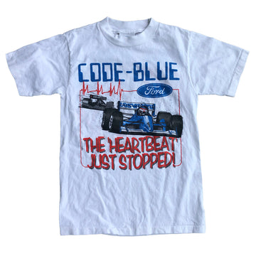 Vintage Code Blue Ford Racing Tee S