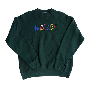 Vintage Mickey Mouse Crewneck Sweater L
