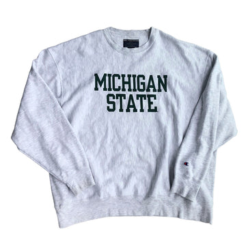 Vintage Champion Michigan State Crewneck Sweater XXL