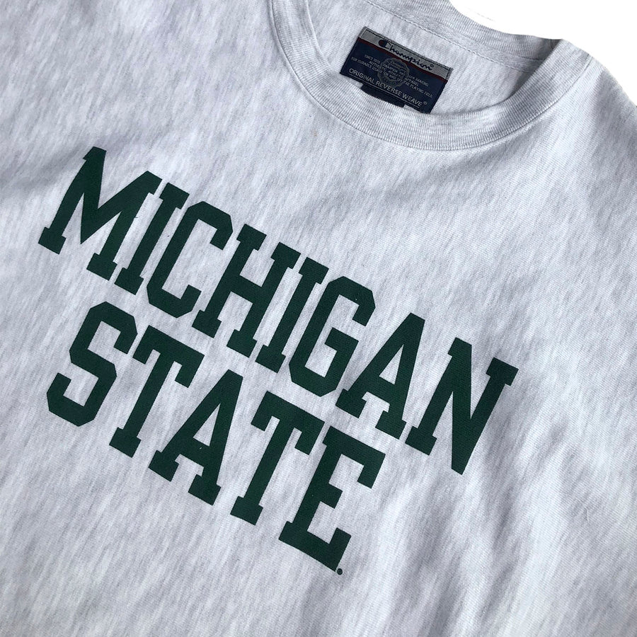 Vintage Champion Michigan State Crewneck Sweater XXL