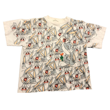 Vintage Looney Tunes All Over Print Bugs Bunny Tee M/L