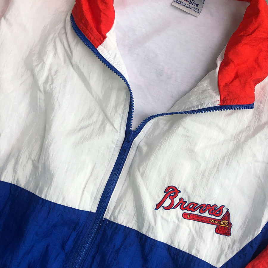 Vintage Atlanta Braves Windbreaker Jacket XL
