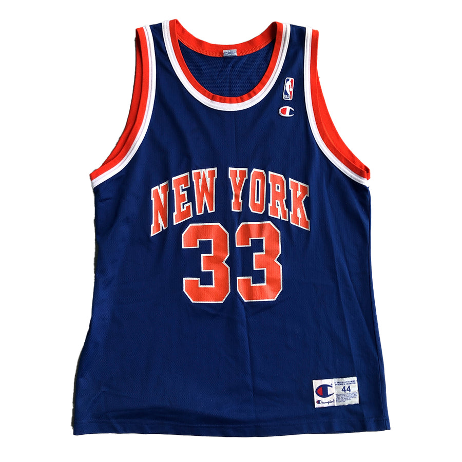 Vintage New York Knicks Patrick Ewing Jersey L