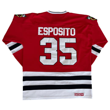 Chicago Blackhawks Tony Esposito Jersey XXL