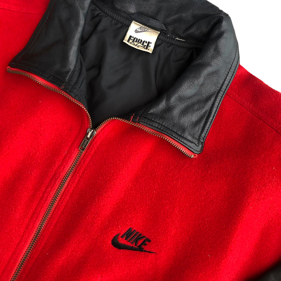 Vintage Nike Force Leather/Wool Jacket M/L